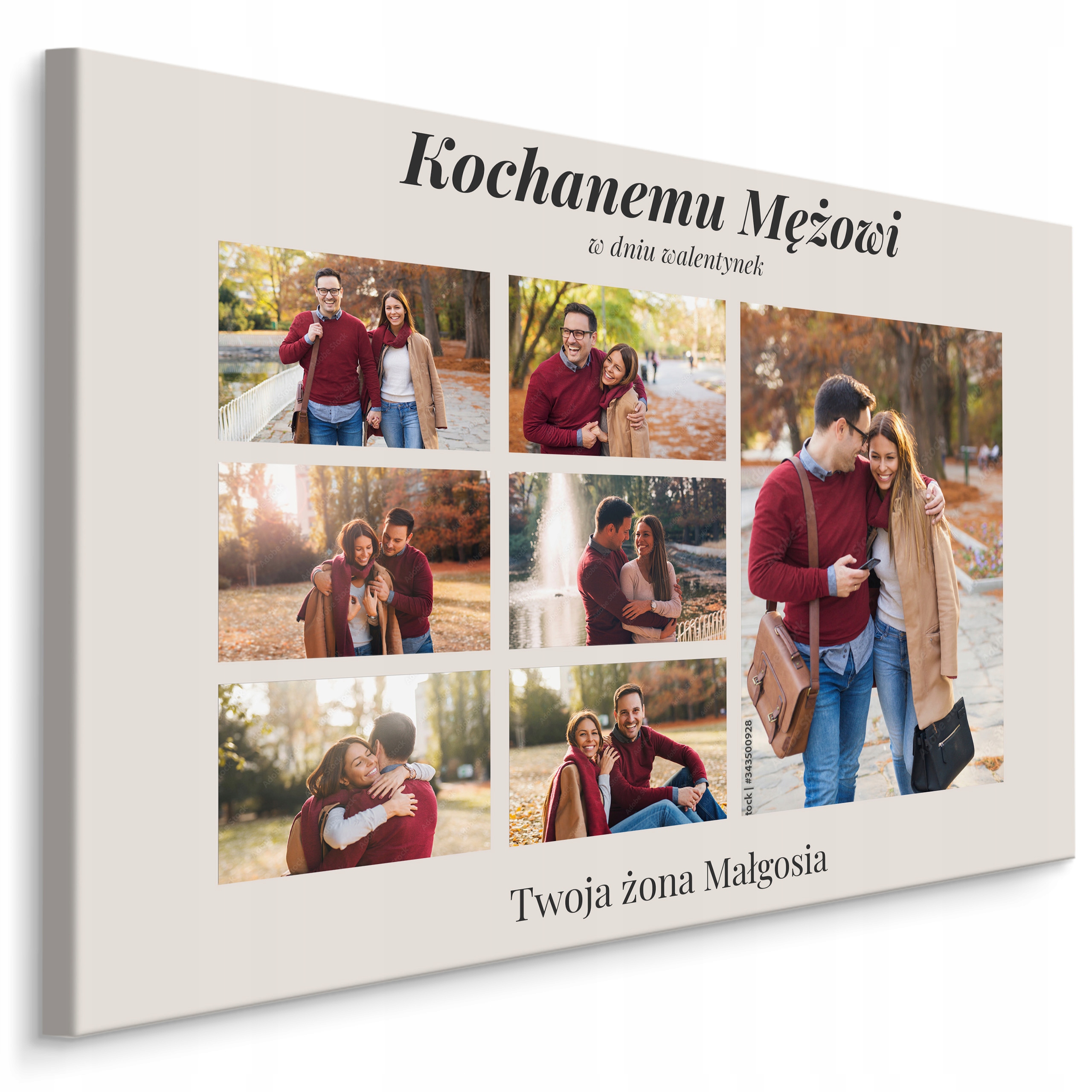 

Foto-obraz na Płótnie Kolaż z Twoich Zdjęć 80x60
