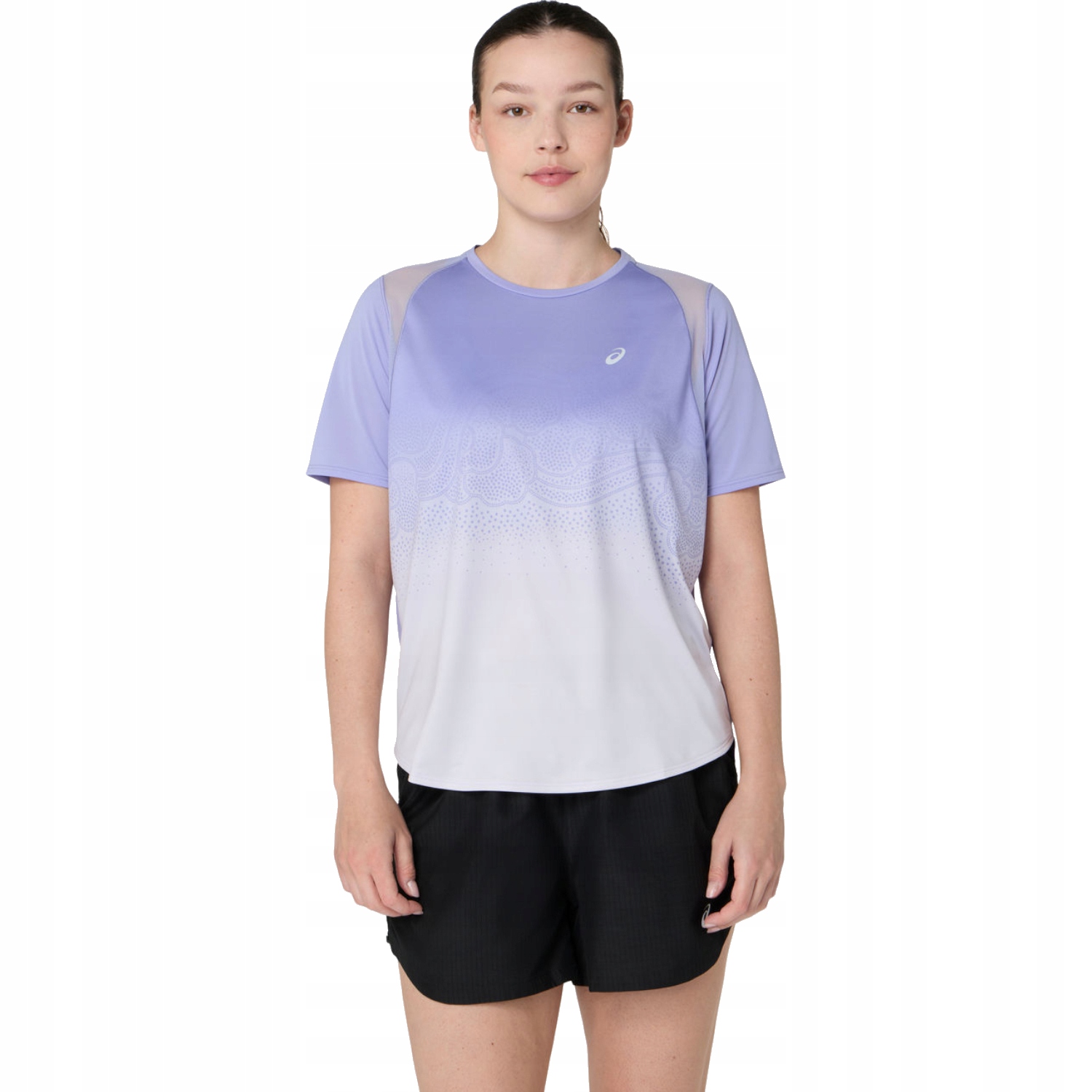 Asics Road Fade Ss Top [L] Dámské tričko Polyester Fialové
