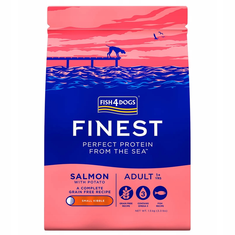 Fish4Dogs Finest Adult Small Kibble Salmon 6kg