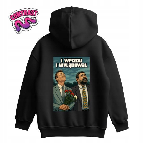 Mikina Černá Klokanka Vtipný Dárek Klier Klasik A Vpisu A Přistál