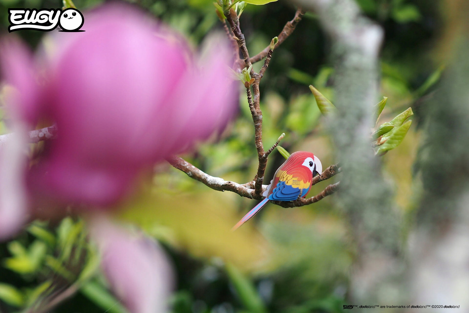 PAPUGA EKO UKŁADANKA PUZZLE 3D EUGY Płeć chłopcy dziewczynki