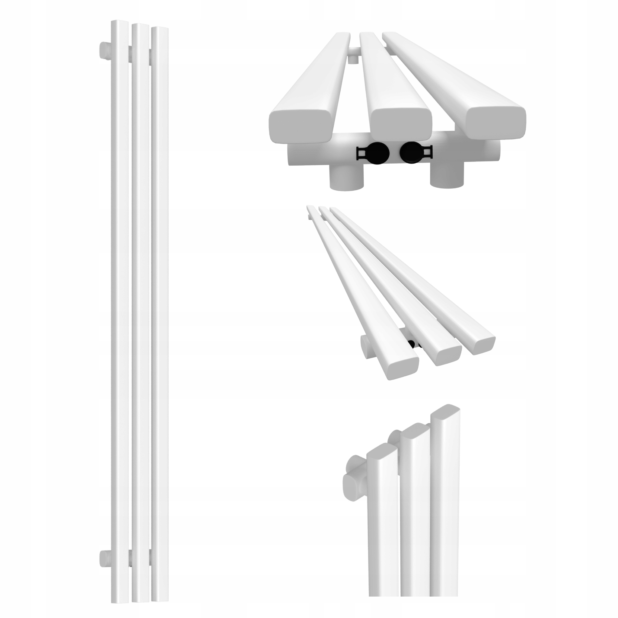 Dekorativní radiátor HORYZONT3 180x21 bílý lesk