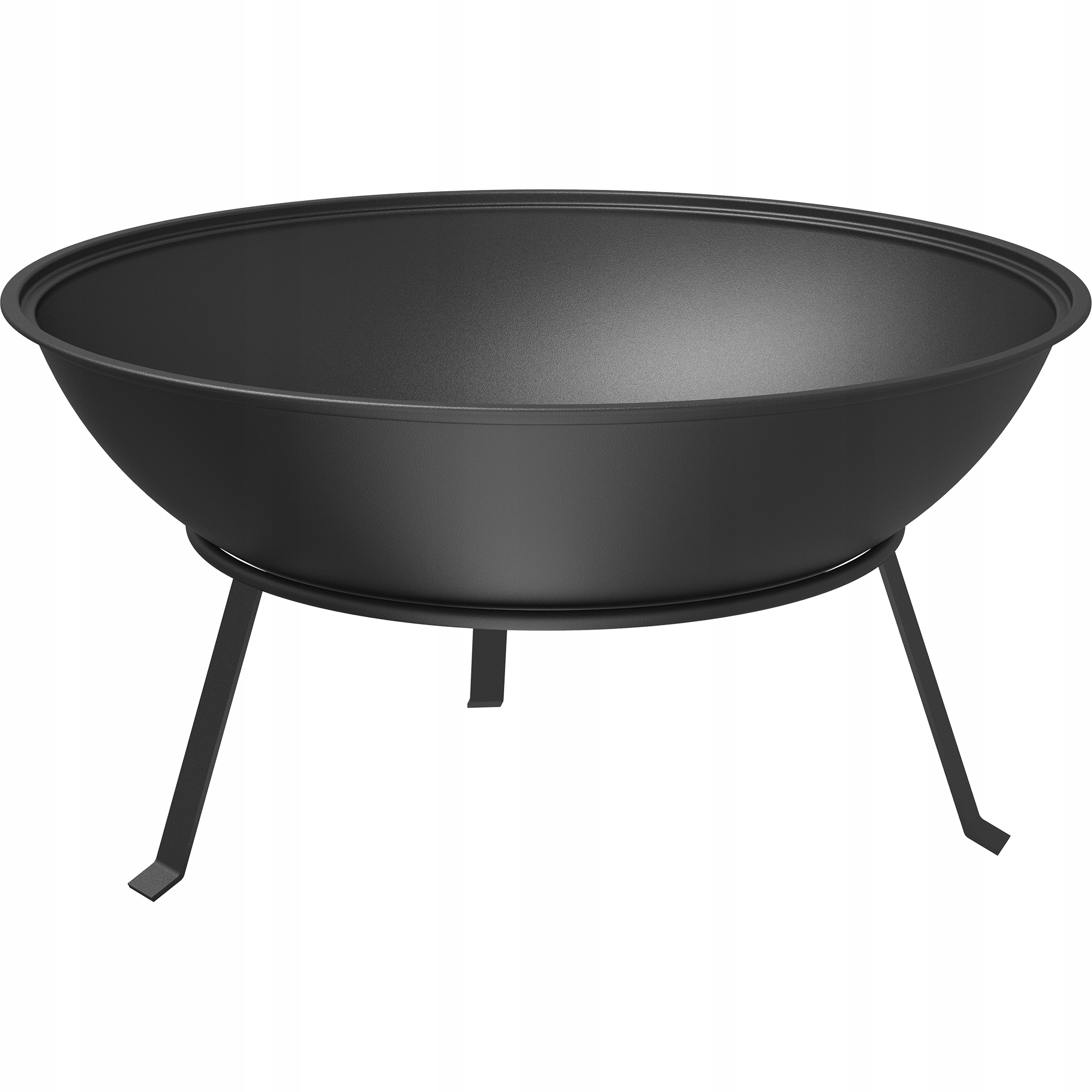 Palenisko Ogrodowe Do Ogniska Grilla Na Taras 55CM Duże Gruba Stal Stabilne