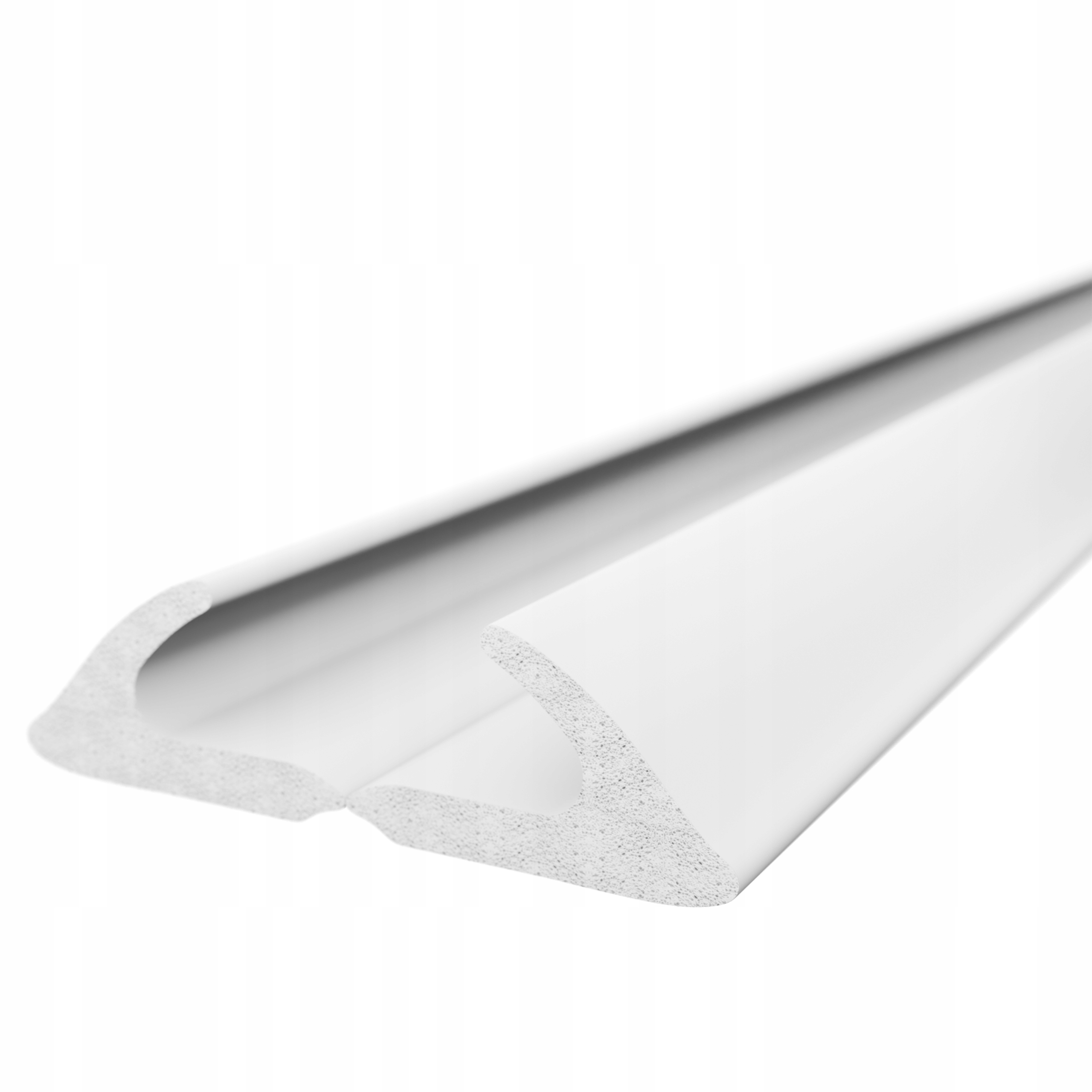 Samolepiace Tesnenie Na Dvere Okien 9x7 Biely profil V 100 m