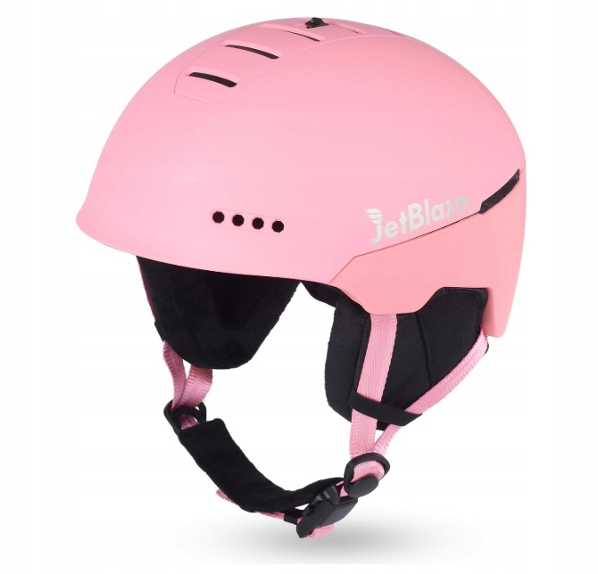Lyžařská přilba JetBlaze M 56-58 cm růžová, lehká, bezpečná na sjezdovku