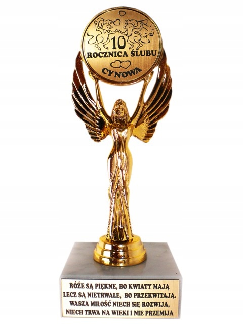 STATUETKA NA 1 5 10 20 25 30 40 50 ROCZNICĘ ŚLUBU Marka inna