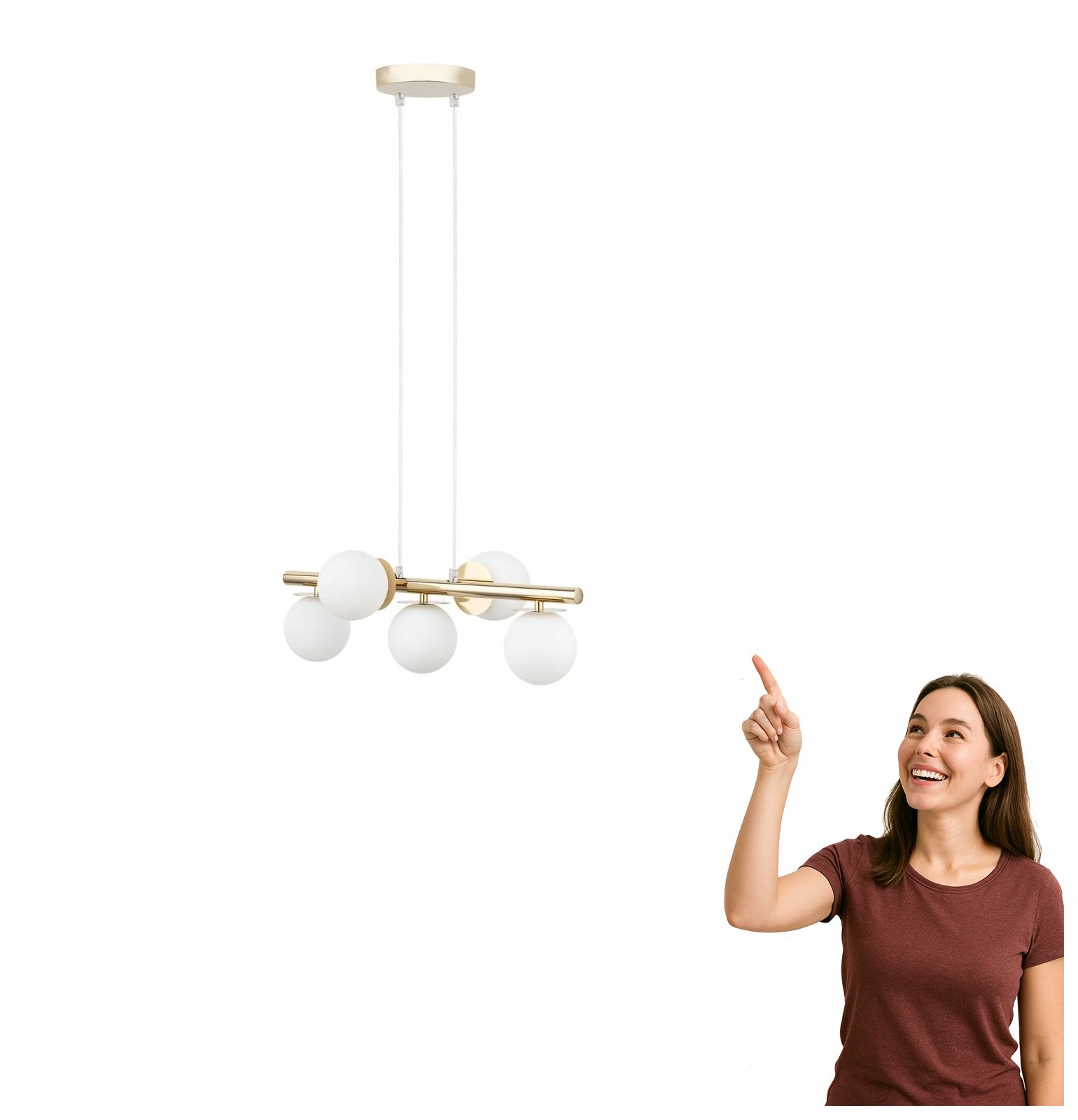 Závesná lampa Avola 5 40795 Sigma Lighting