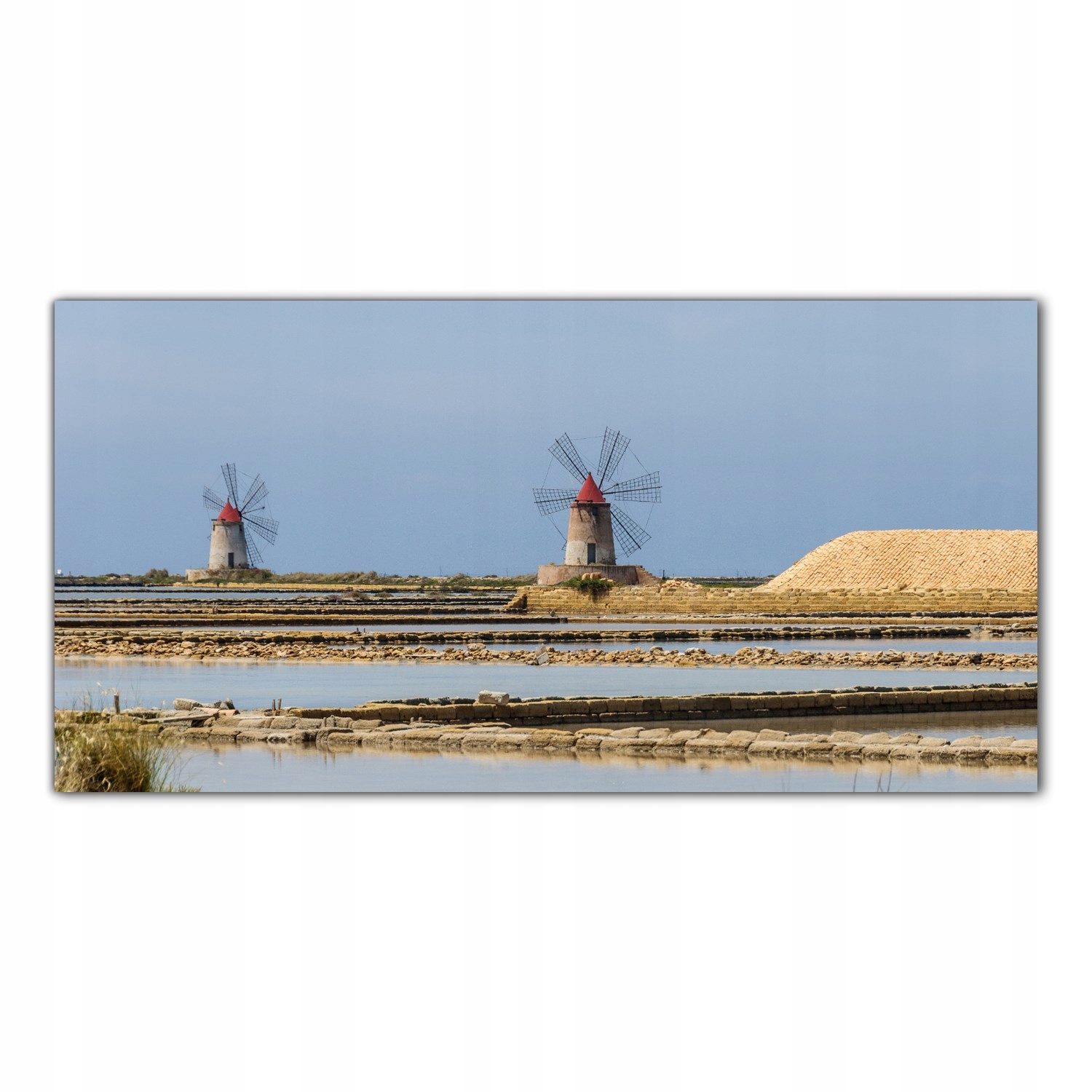 

Obraz na szkle Foto Młyny Sycylia Włochy 120x60