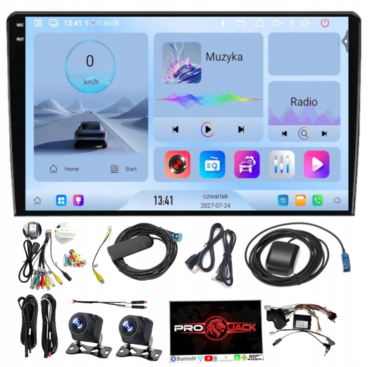 Navigační Rádio Citroen Berlingo 2008-2018 Wifi Carplay Usb 4GB 64GB Sim