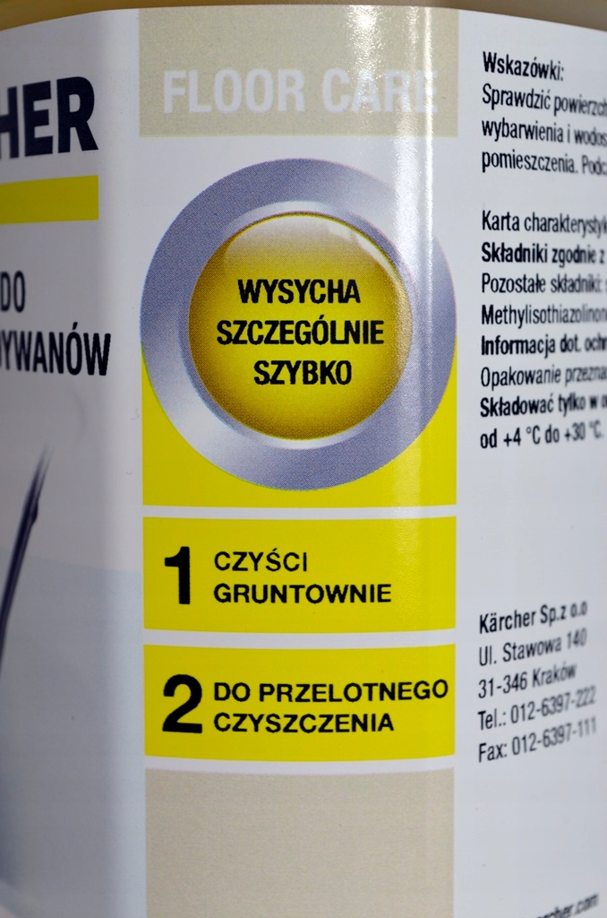 KARCHER RM 519 PŁYN 1L DO ODKURZACZA PIORĄCEGO Postać płyn