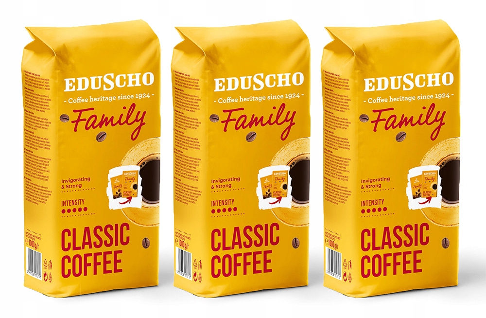 Kawa ziarnista Eduscho Family Classic Coffee Robusta Etiopia 3 kg