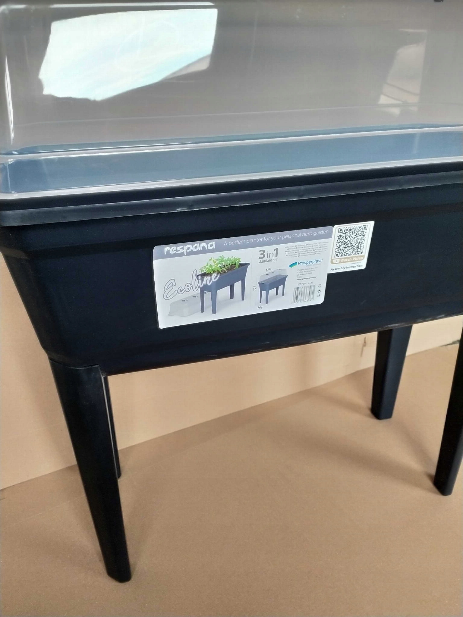 Stojąca szklarnia rozsadnik Respana Planter Ecoline Set Szerokość produktu 36.8 cm