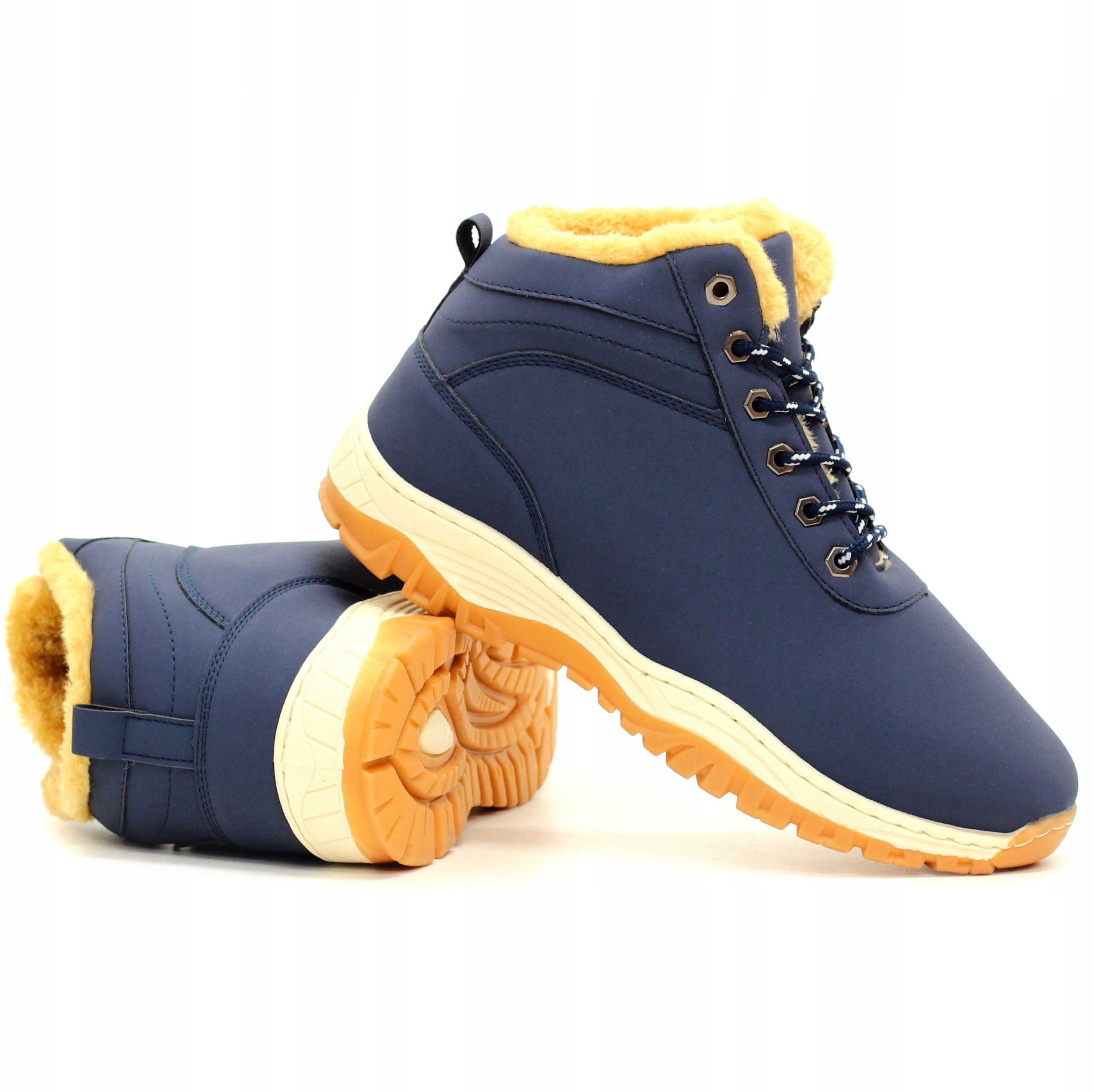 

Buty Męskie Zimowe Ocieplane Sportowe Szyte Mocne