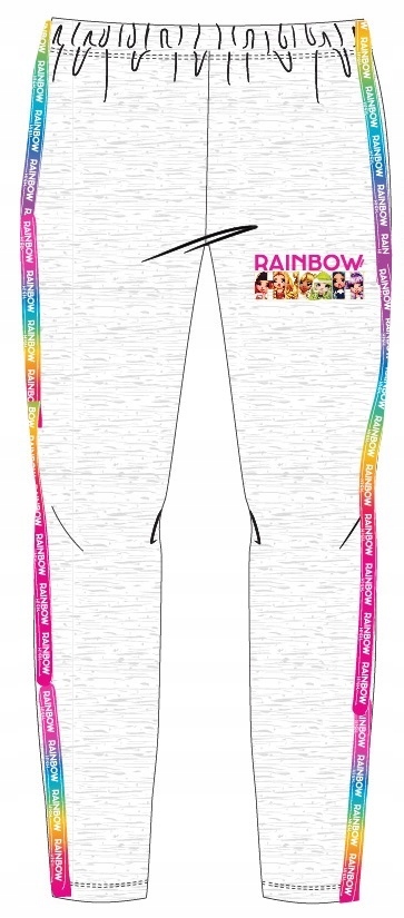 

Leginsy Dziewczęce Getry Rainbow High rozm. 104