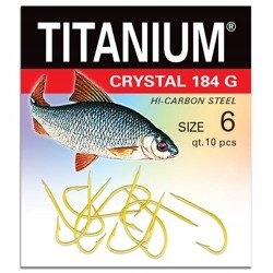 Haczyk Titanium Crystal 184G #6 10szt Robinson