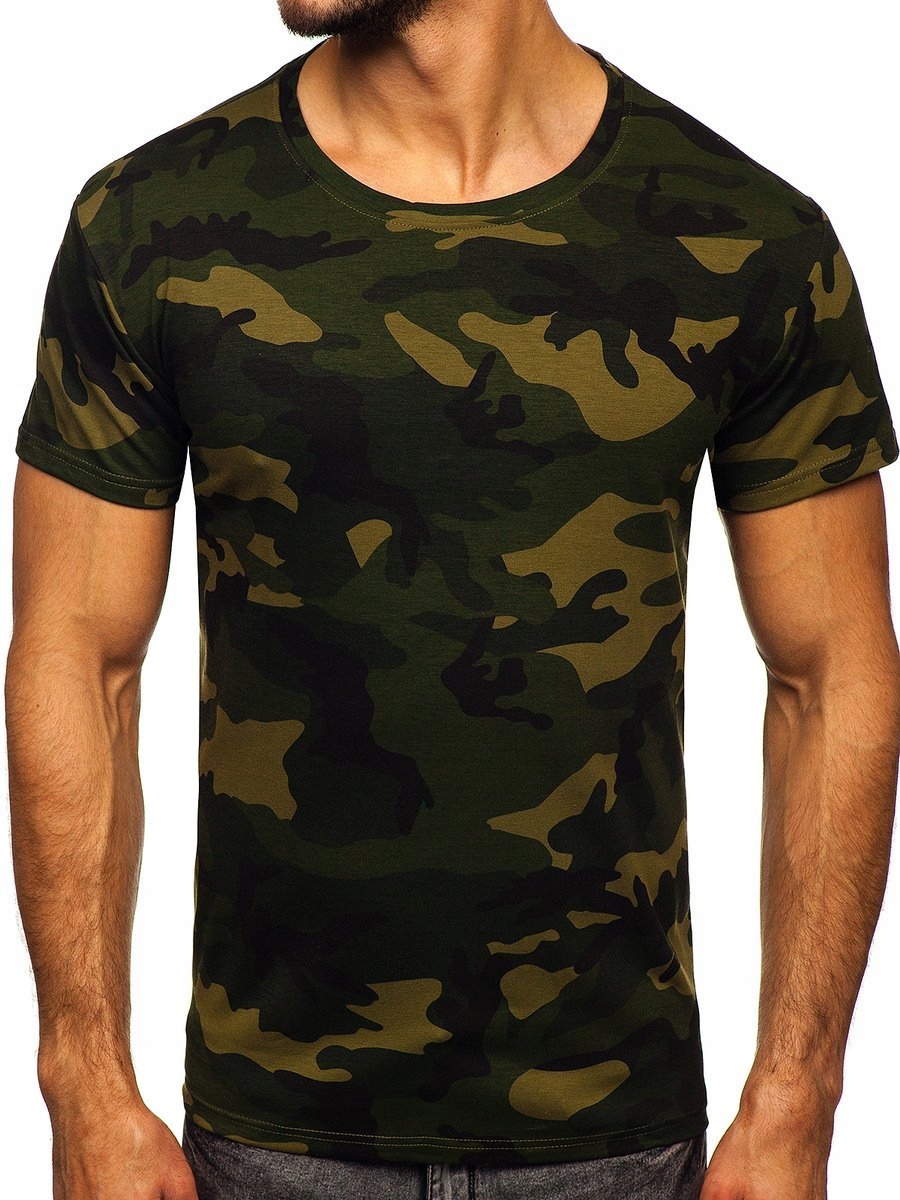 

T-shirt Męski Koszulka Moro Khaki S807 Denley_l