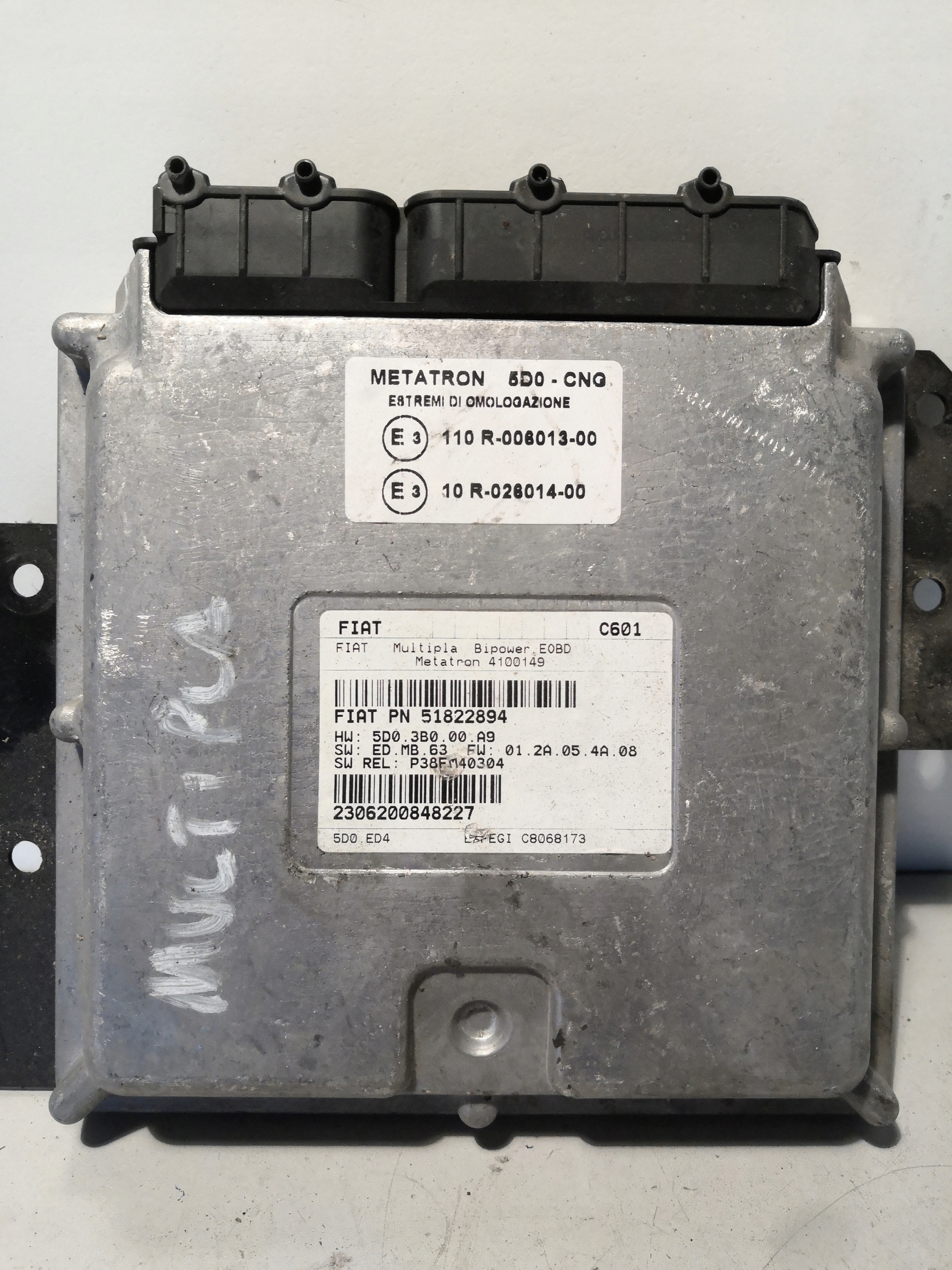 51822894 - РЕГУЛЯТОР ВПРИСКУВАННЯ СПГ FIAT MULTIPLA-51822894