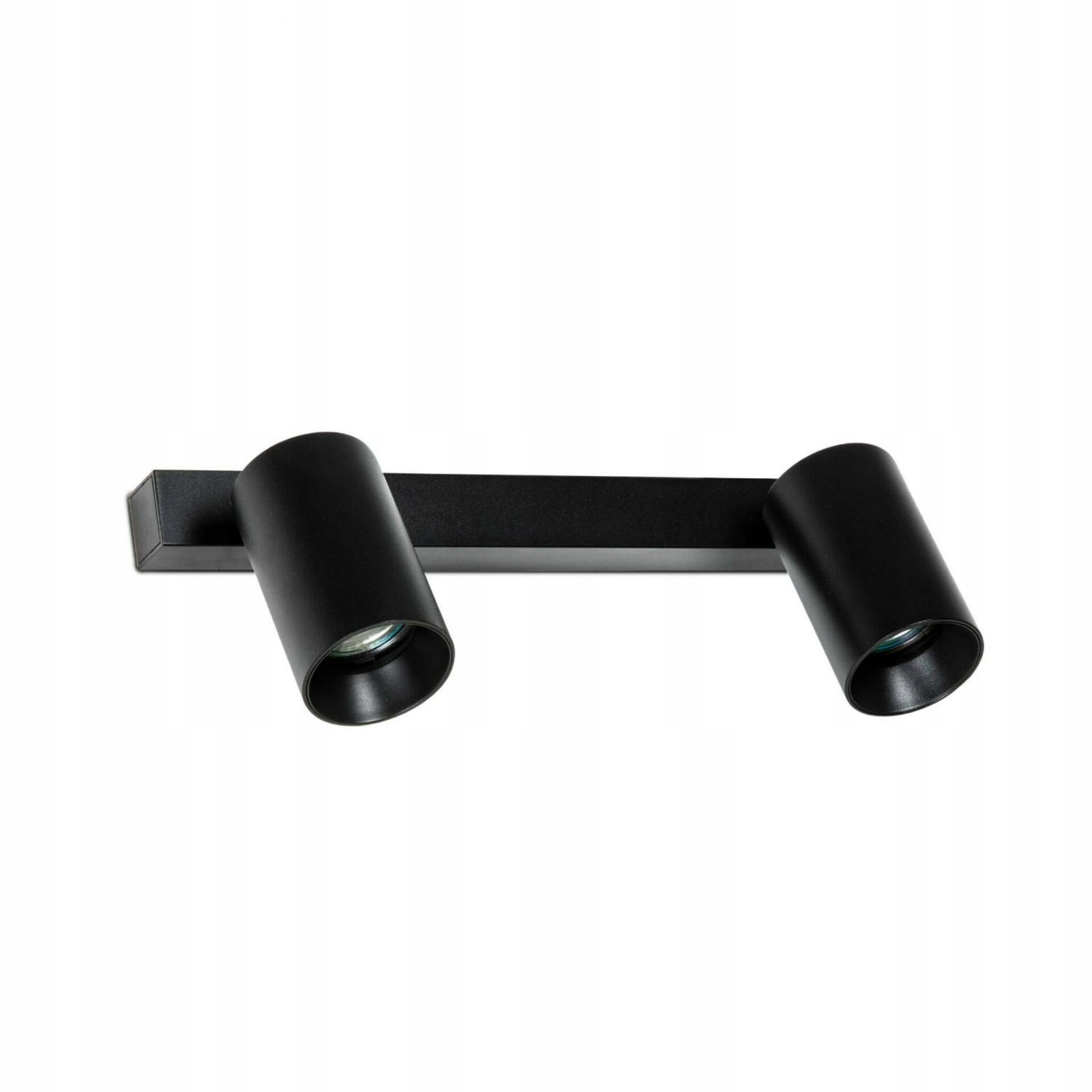 Faro Stan nástenné/stropné svietidlo 2xGU10 čierna otočné hlavice