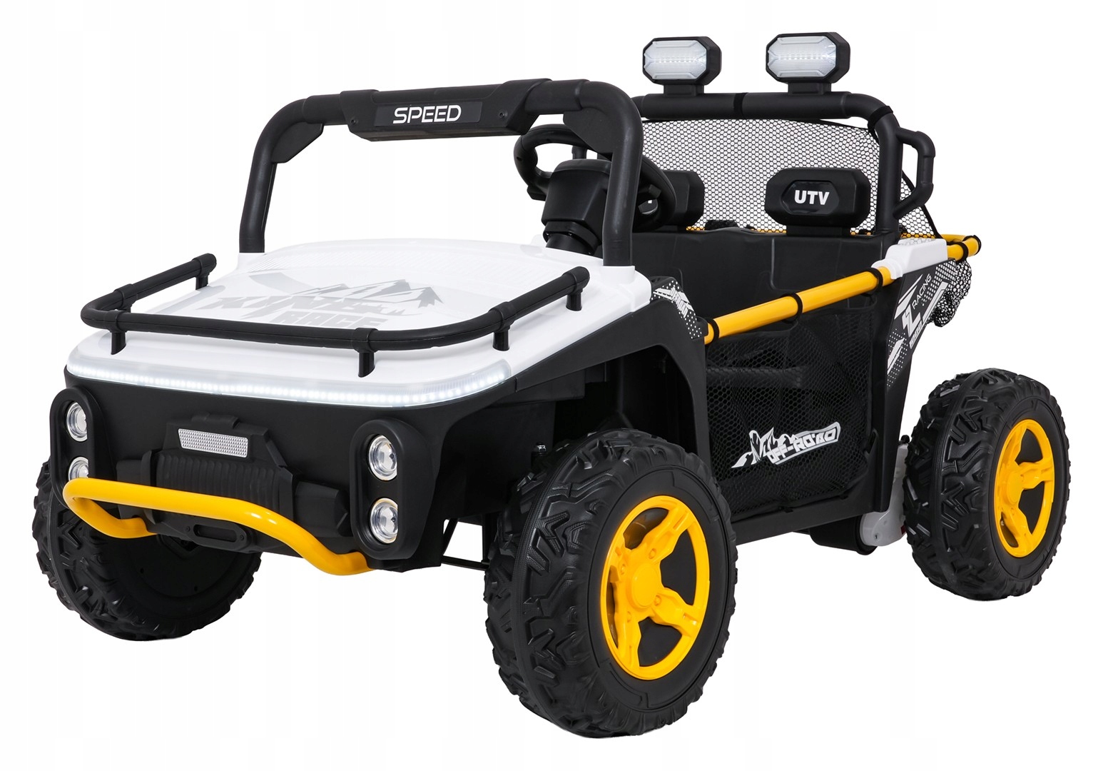 Duże 2 Os. Auto Na Akumulator Buggy Utv 24V Pilot Skóra Pianka Eva Bluetoot