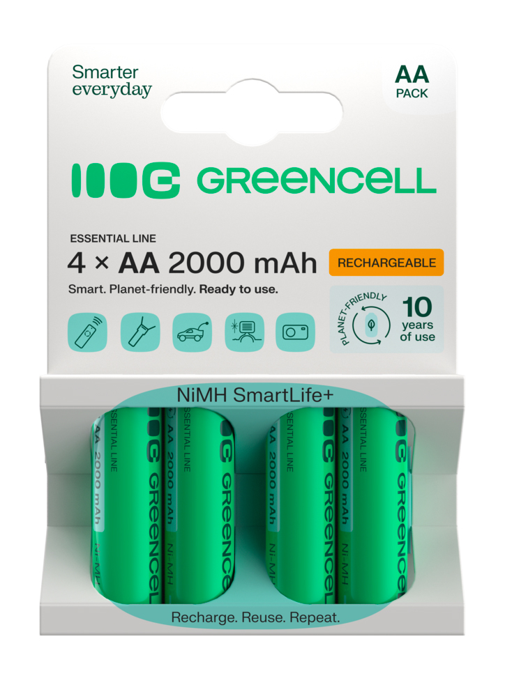 Green Cell 4x akumulatorki AA HR6 2000mAh GR02