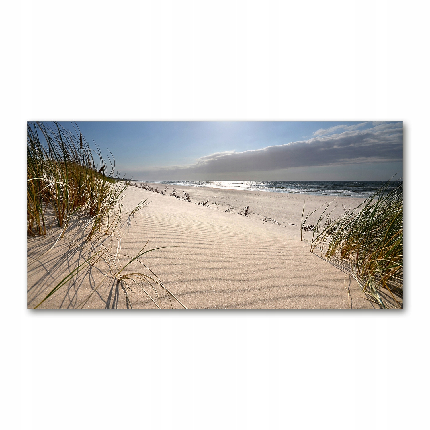 

Foto obraz akryl zdjęcie Mrzeżyno plaża 120X60 cm