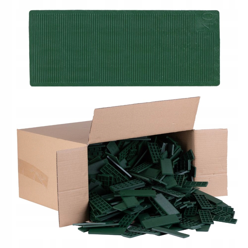 Deckline P4005 Trvanlivé Vyrovnávací Distanční Podložky 40x100x5MM 500 Ks