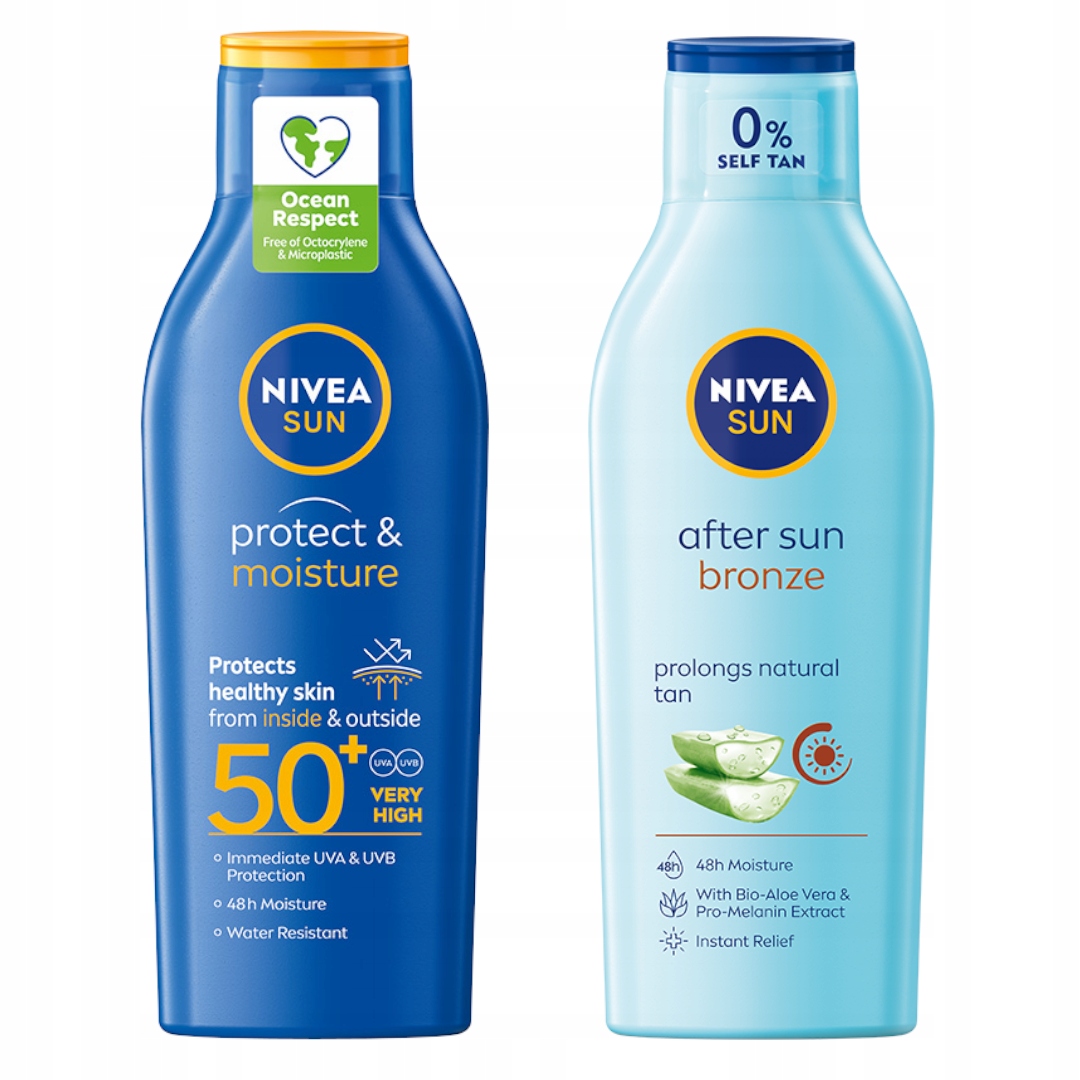 Nivea Sun Balsam przeciwsłoneczny z filtrem SPF50 200ml Po opalaniu 200ml