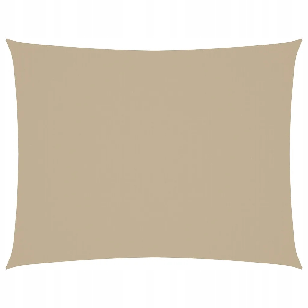 Sluneční a dešťová plachta Oxford Pu, béžová, 3x6 m, obdélníková