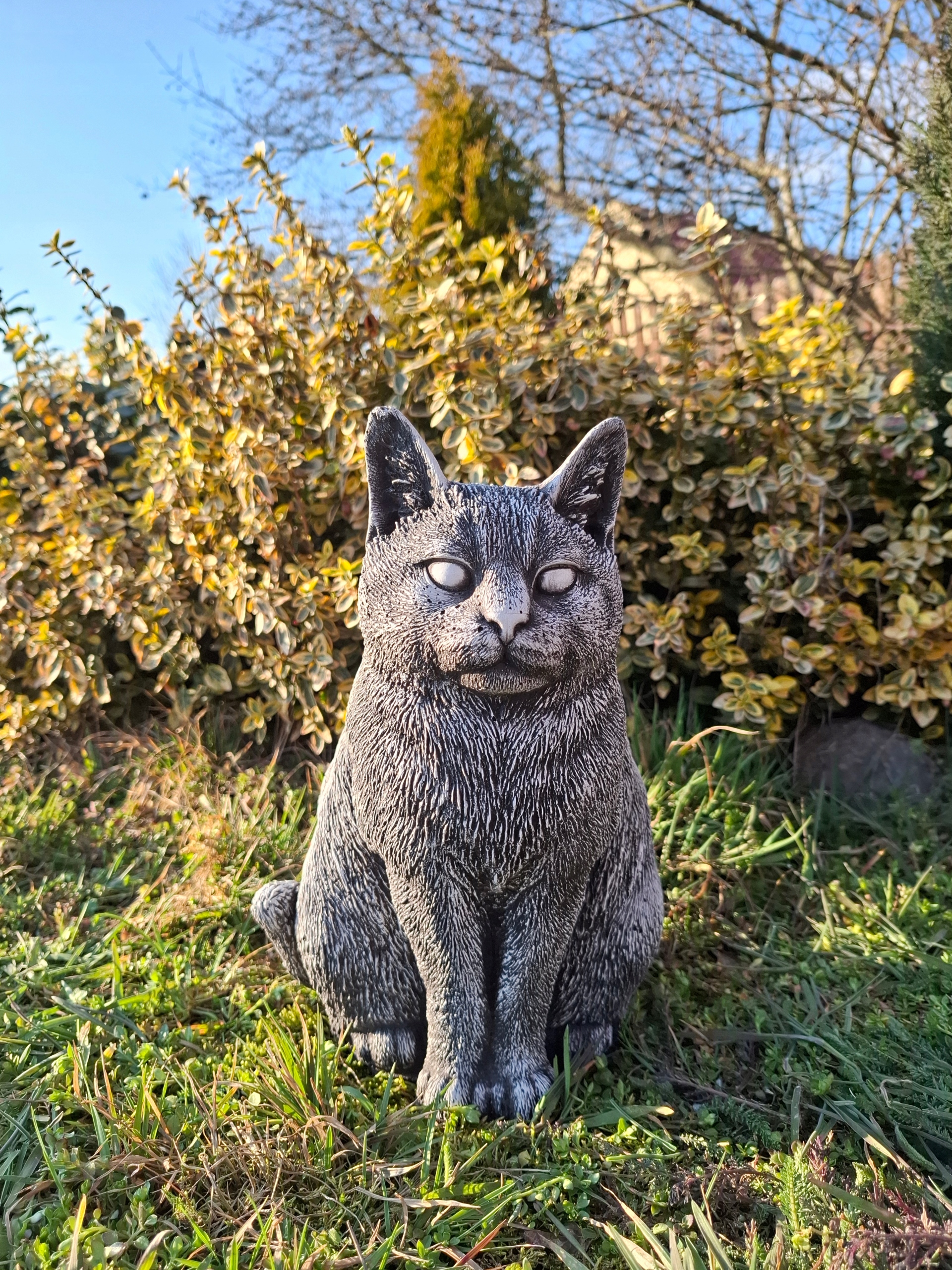 Betonová zahradní figurka Kočka Kotě figurka kočky zahrada