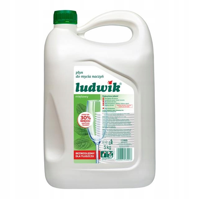 

Ludwik Plyn Do Mycia Naczyn 5KG Mieta