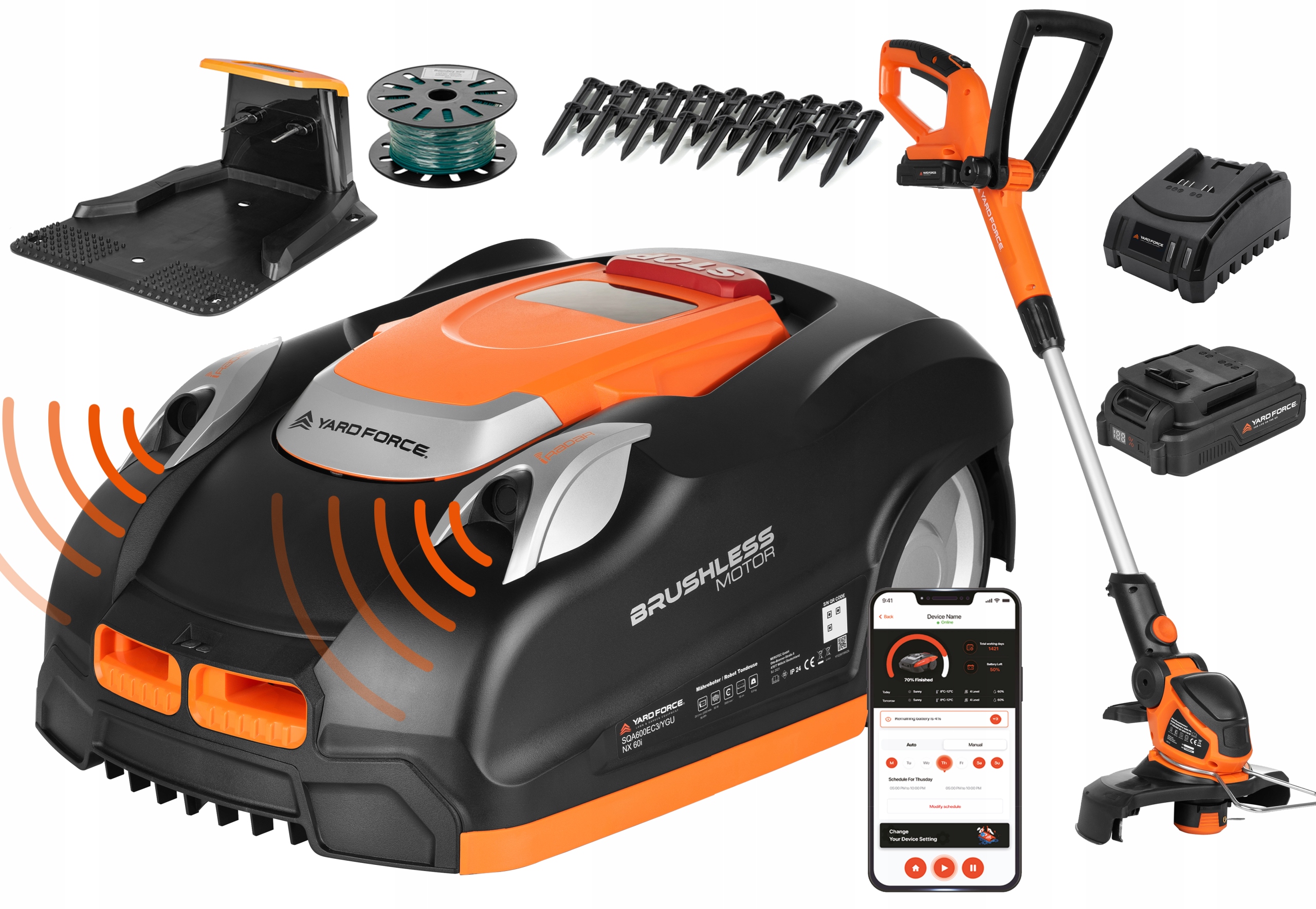 

Robot Koszący 600M Kosiarka Automatyczna RNX60I