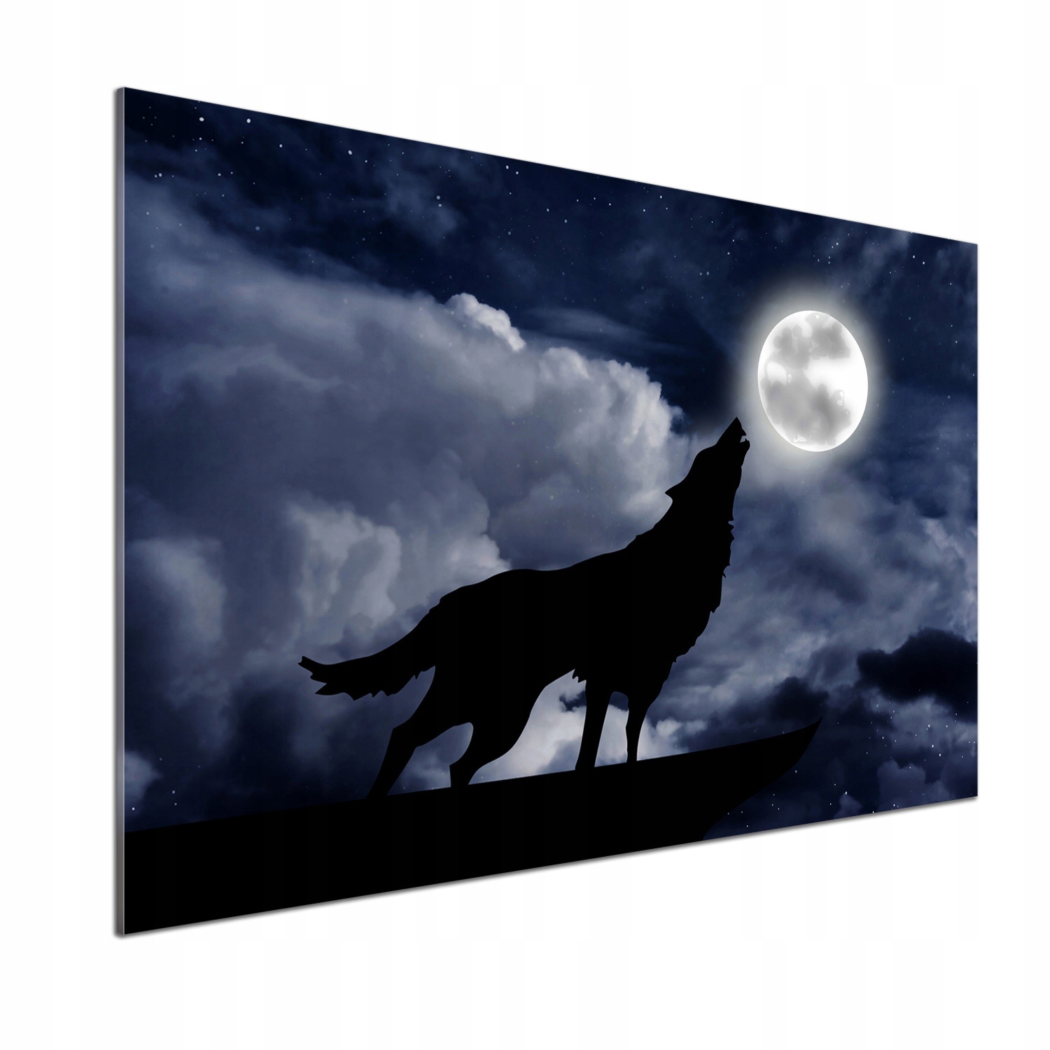 Panel do kuchyně Vyjící vlk 100x70 Lepidlo