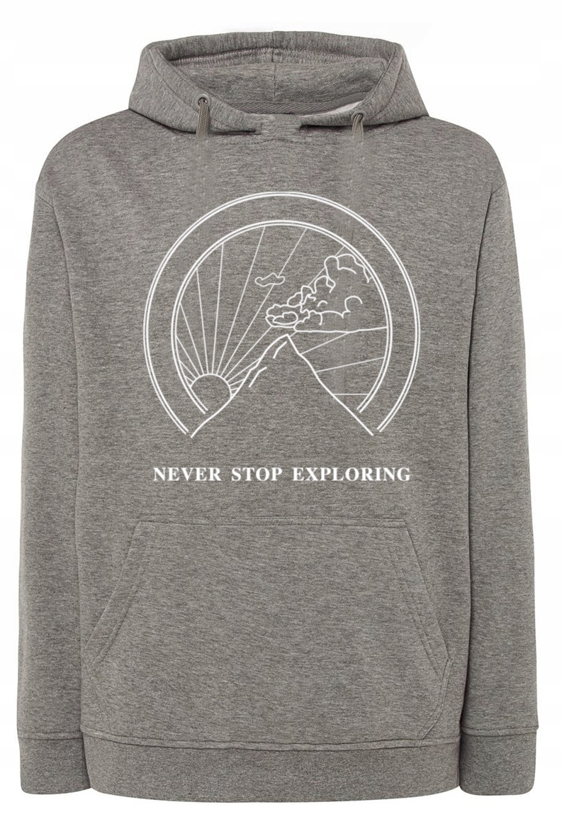 Pánská mikina s potiskem Hory Never Stop vel. S