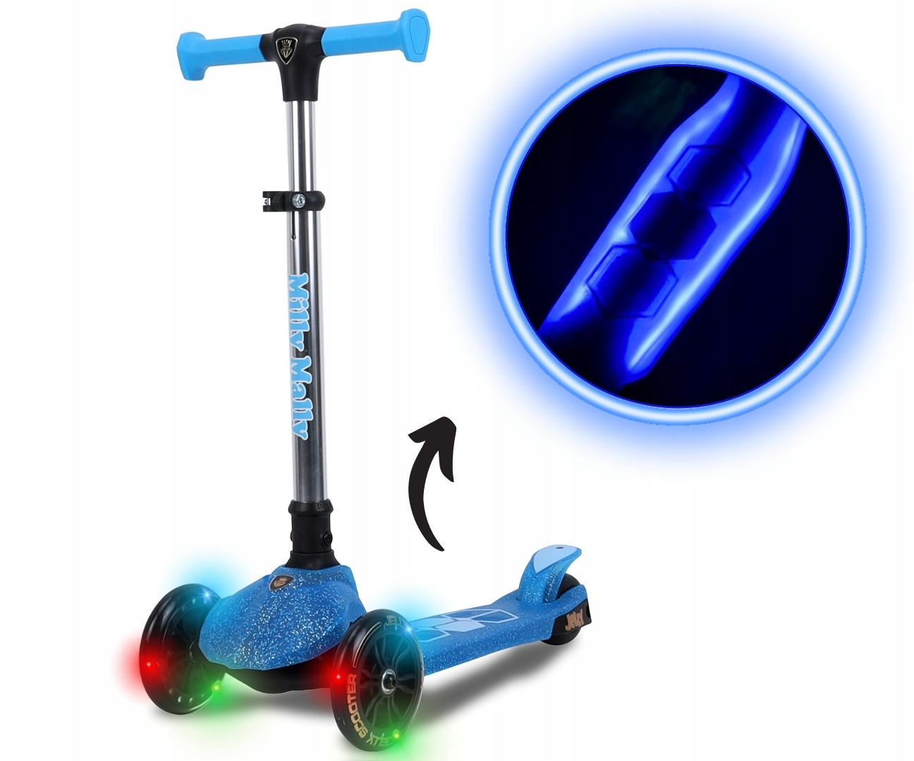 Milly Mally Scooter Jelly Blue