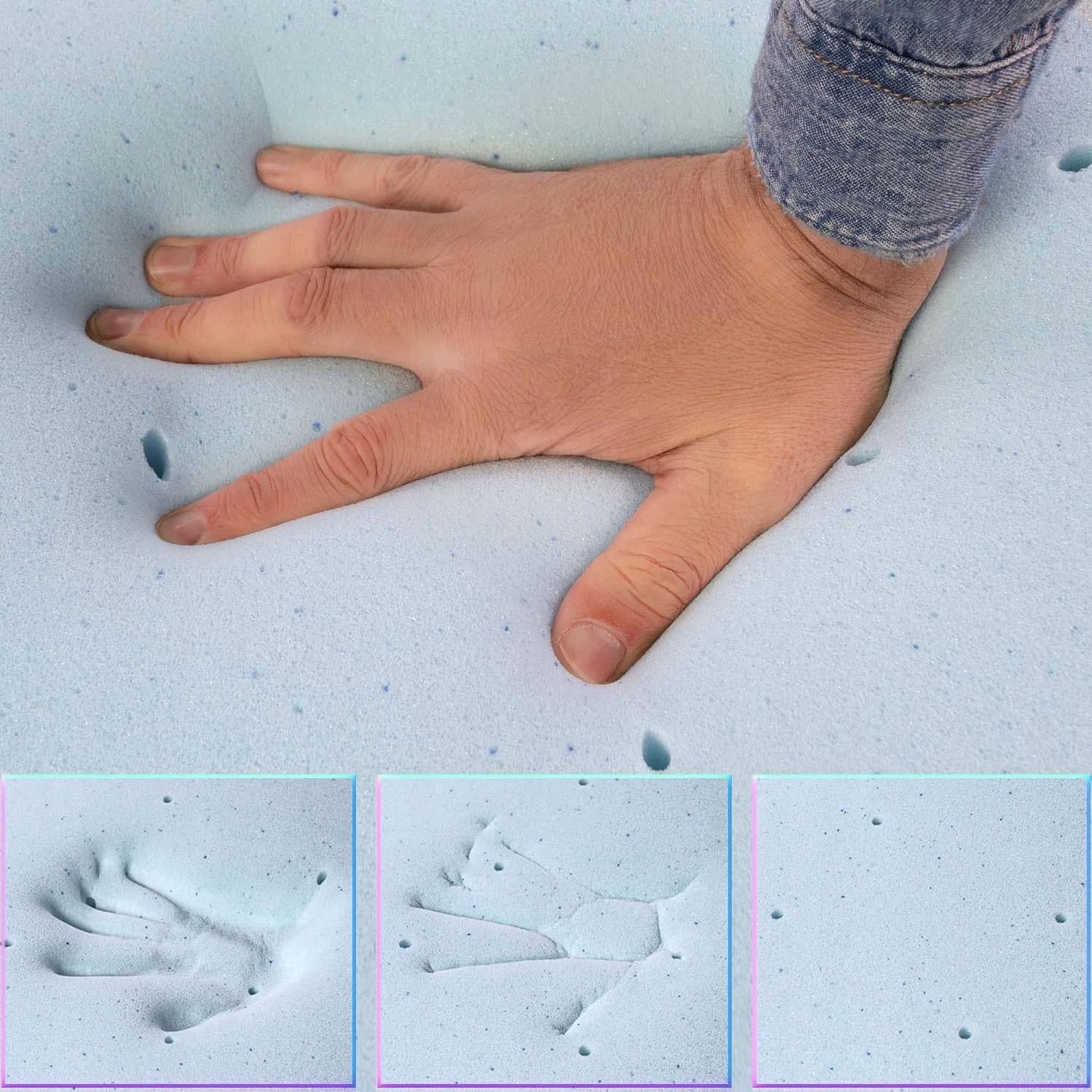 TOPPER MATERAC NAWIERZCHNIOWY NAKŁADKA Długość 190 cm