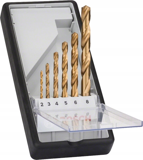 Sada vrtáků do kovu Bosch HSS-TiN Robust Line