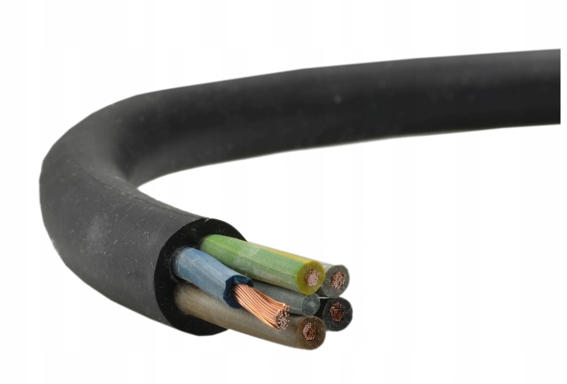 

Kabel Przewód Gumowy H07RN-F (OnPd) 5x4 żo 1szt=1m