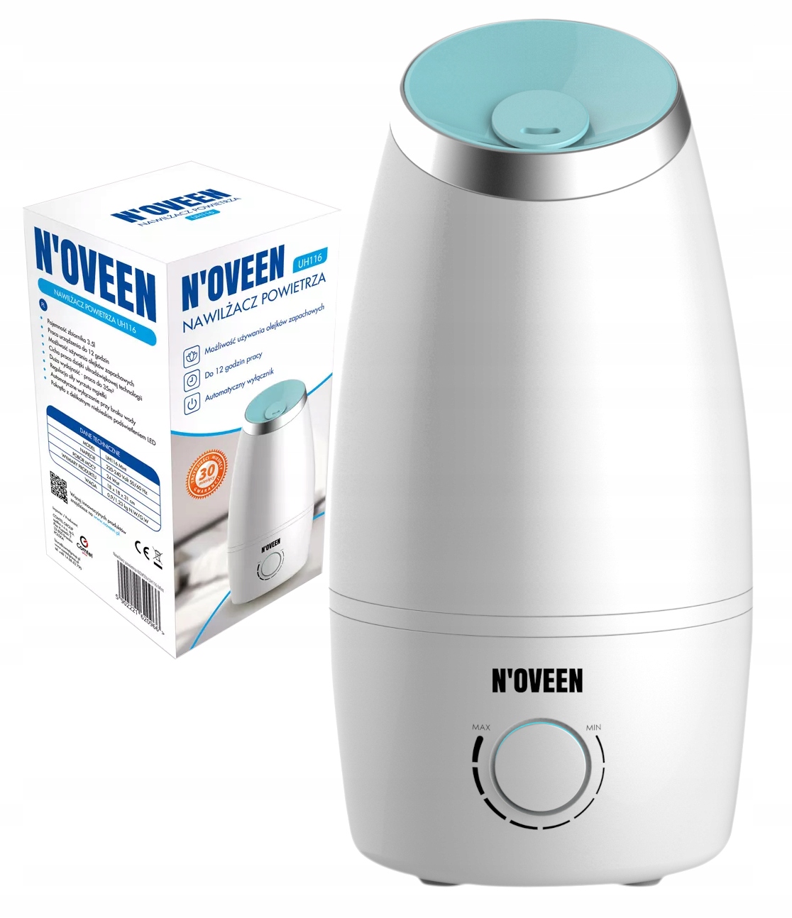 Ultradźwiękowy Nawilżacz Powietrza Aromaterapia