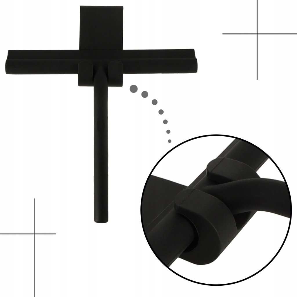 SILIKONOWA ŚCIĄGACZKA DO MYCIA SZYB OKIEN LUSTER KABIN PRYSZNICOWYCH WODY Marka Domzpaneli