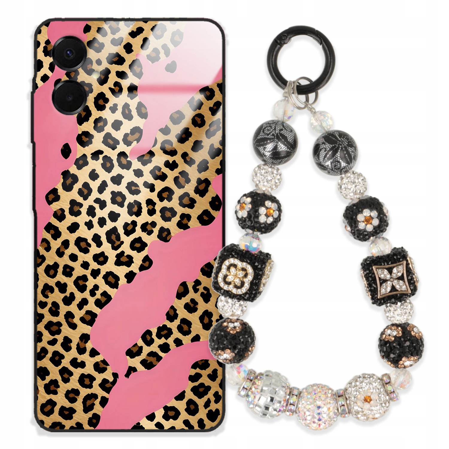 Puzdro Na Samsung A06 4G Glass Kľúčenka Elegantné Prémiové Dizajnové Puzdro