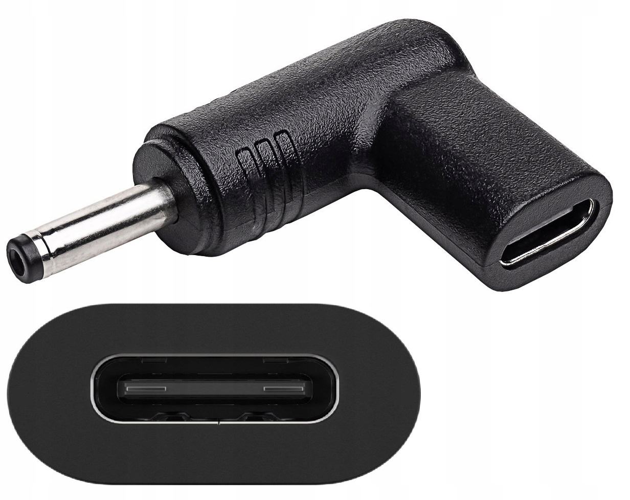 

Przejściówka do laptopa Usb-c do 3.5 x 1.35 mm