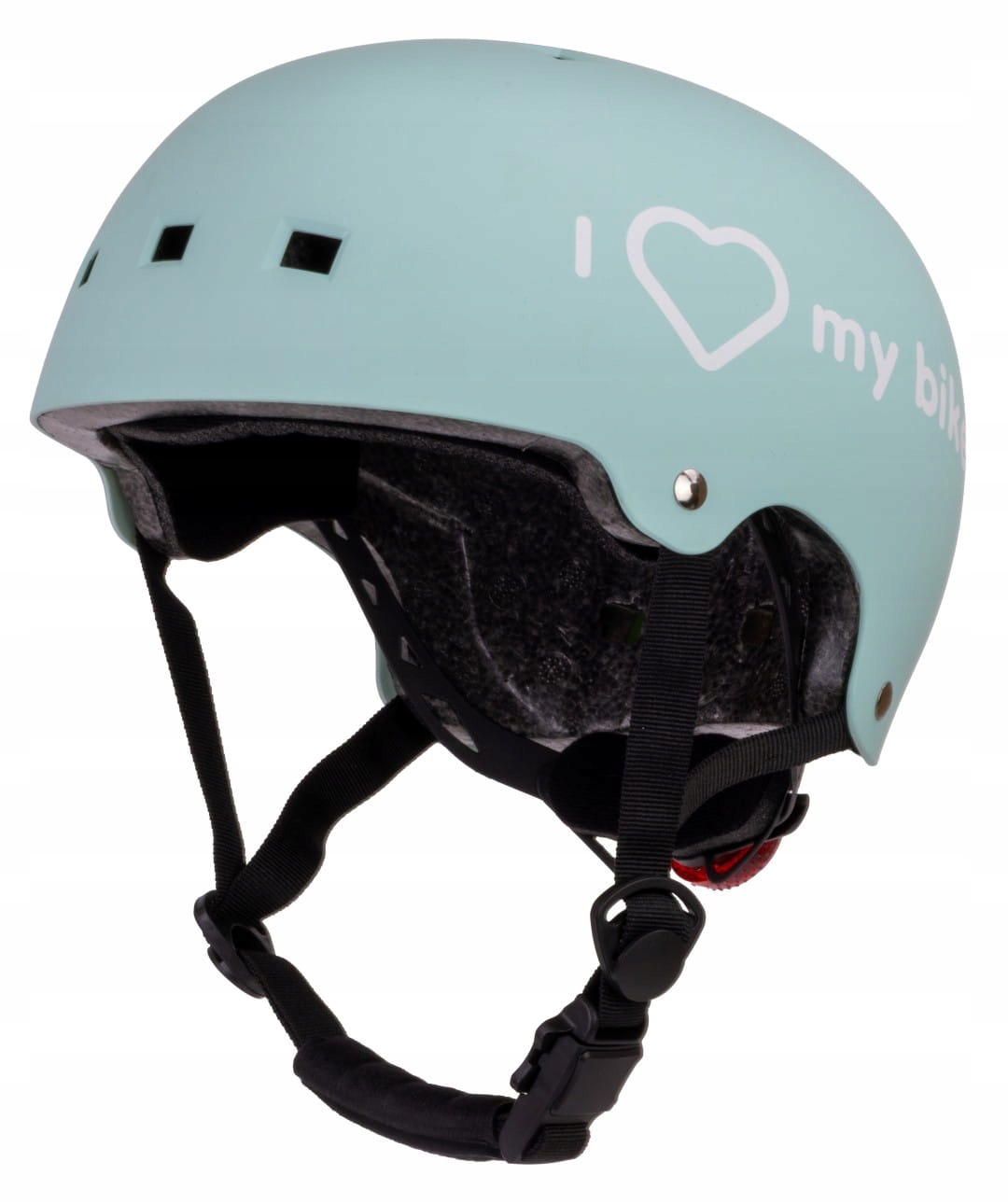 Kask rowerowy dla dzieci na hulajnogę deskorolkę Regulowany Ochronny LED