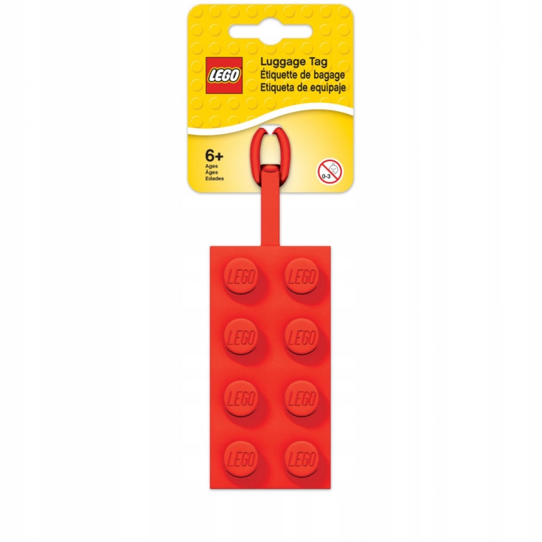 

Lego Zawieszka Do Bagażu Plecaka Klocek Czerwony