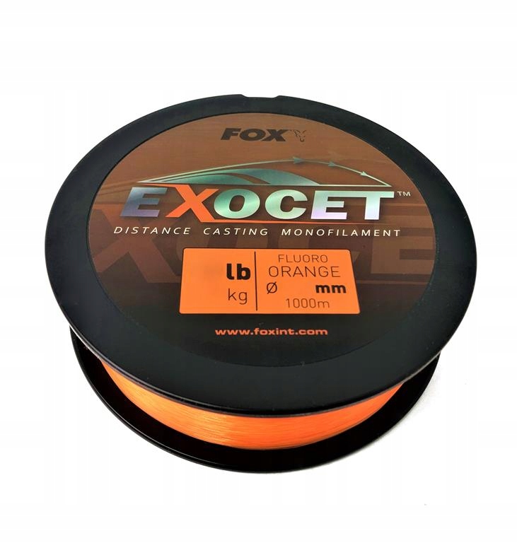 Fox Exocet Fluoro Orange 0.35mm 18lb 1000m Żyłka
