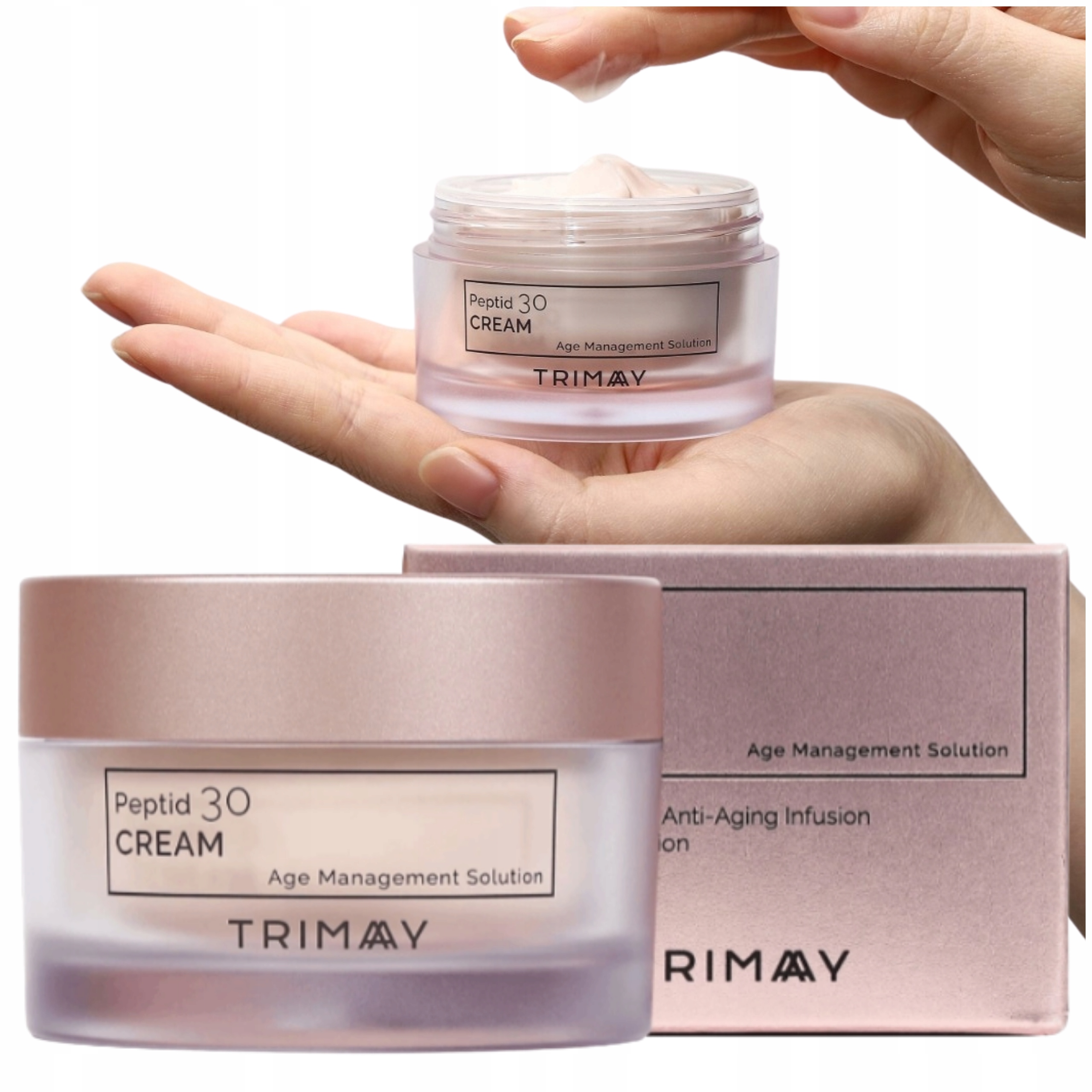 Koreański Krem do Twarzy Nawilżający z Peptydami Peptydowy Trimay 50ml