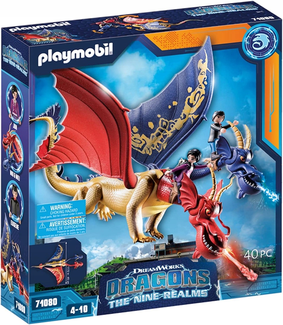 

Playmobil Dragons Smoki Wu I Wei Z Jun 71080