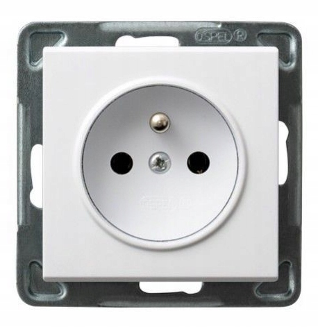 

Sonata Gniazdo pojedyncze z/u białe GP-1RZ/m/00