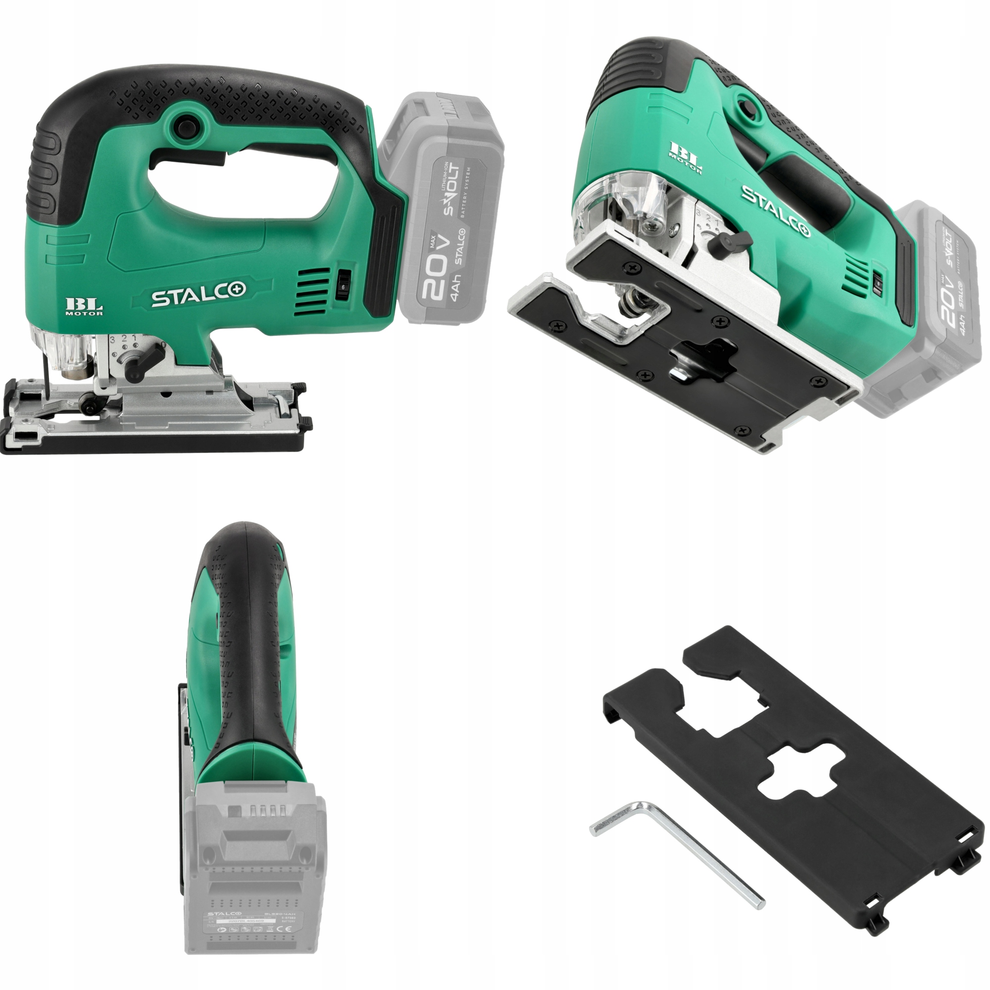 Akumulátorová Přímočará Pila JSS20-85BLVS Body Bez Akumulátoru 20 V S-volt Stalco