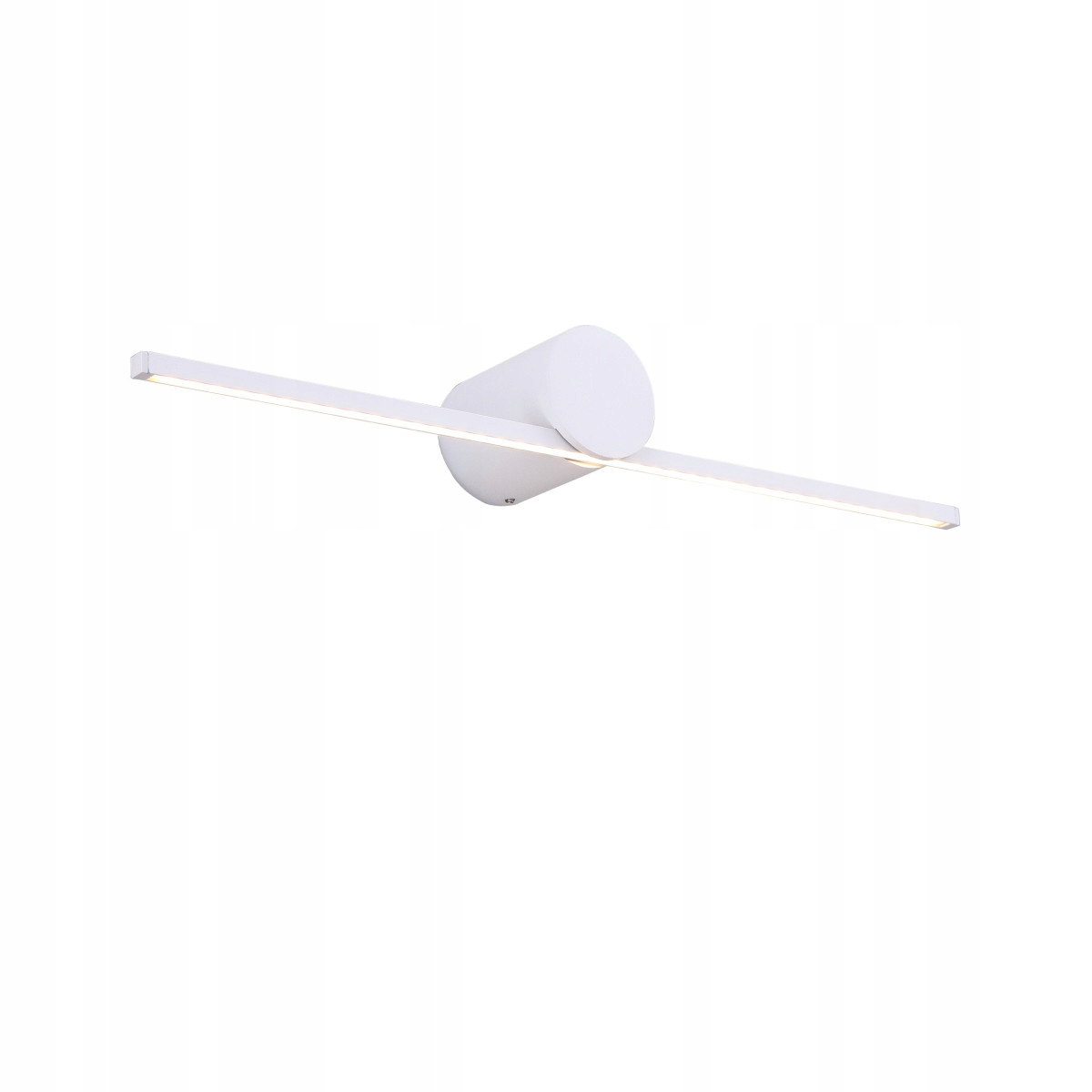 Biela nástenná lampa 40 cm, podlhovastá, osvetľujúca zrkadlo alebo stenu Modern Slim M