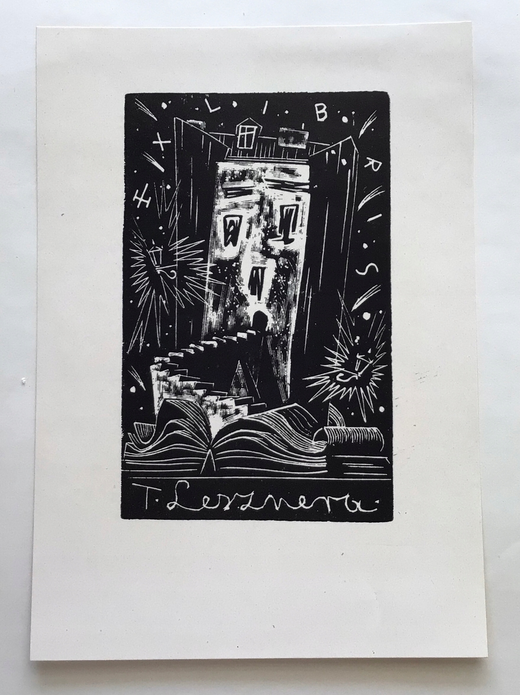 Ex-libris Tadeusza Lesznera